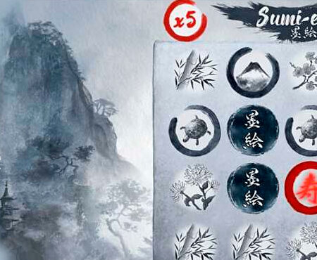 Sumi-e slot for real money by Ganapati