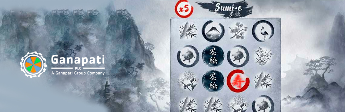 Sumi-e slot for real money by Ganapati