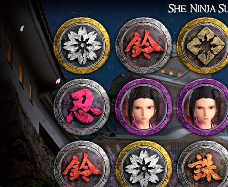 Suzu She Ninja slot for real money by Ganapati
