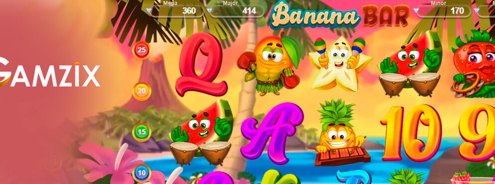 Banana Bar slot for real money by Gamzix