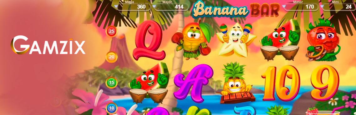 Banana Bar slot for real money by Gamzix