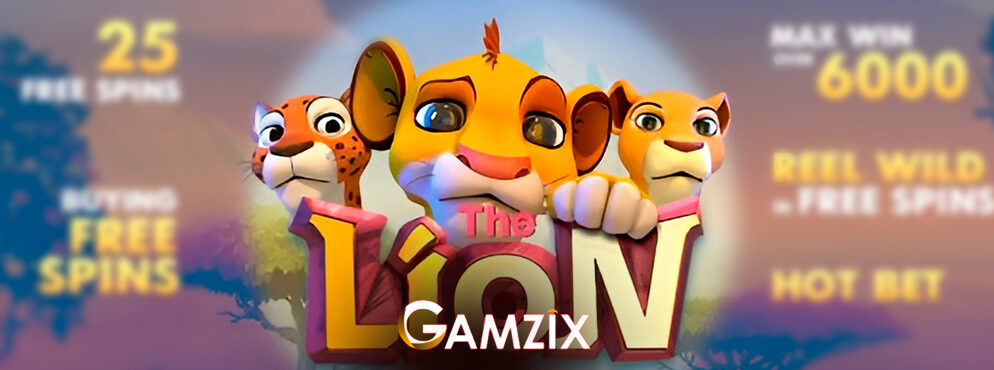 The Lion slot for real money by Gamzix