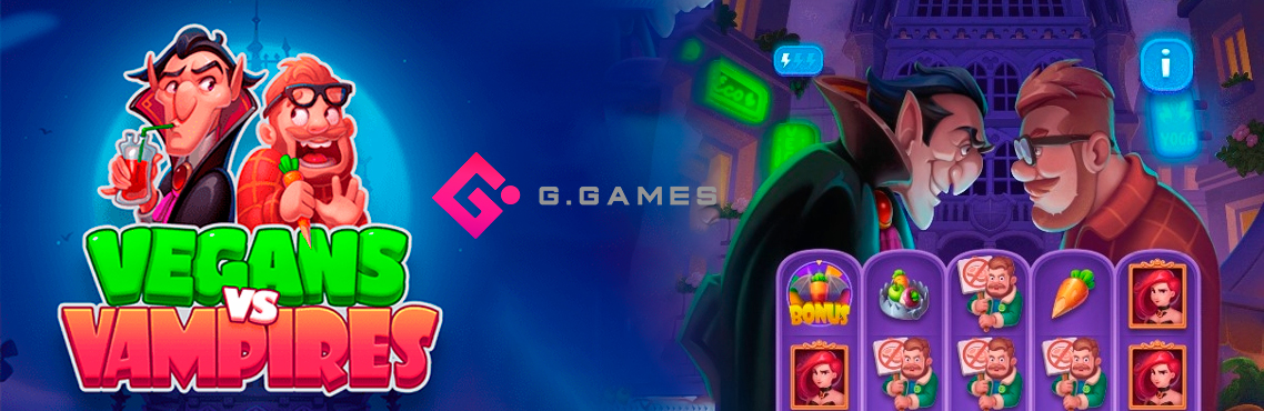 Vegans vs Vampires slot for real money by Gluck-Gamevy
