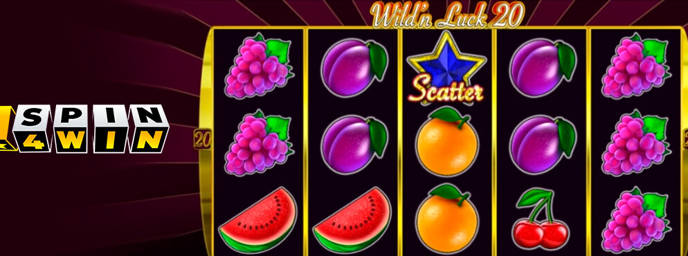 Wild & Luck 20 slot for real money by 1Spin4Win