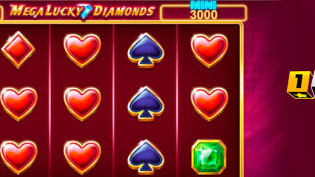 Mega Lucky Diamonds slot for real money by 1Spin4Win
