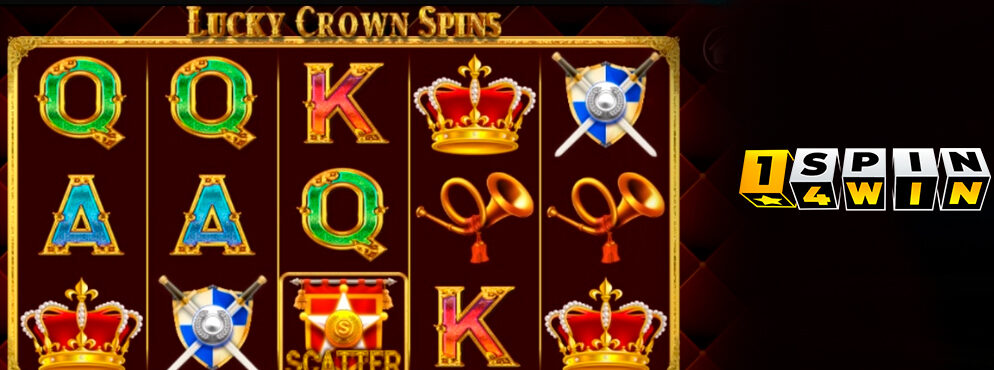 Lucky Crown Spins slot for real money by 1Spin4Win