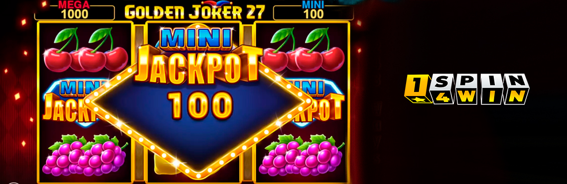 Golden Joker 27 slot for real money by 1Spin4Win