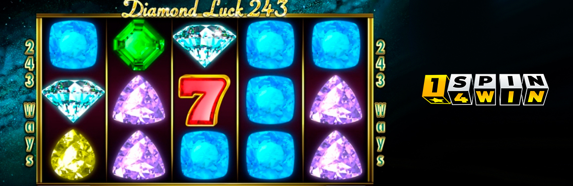 Diamond Luck 243 slot for real money by 1Spin4Win