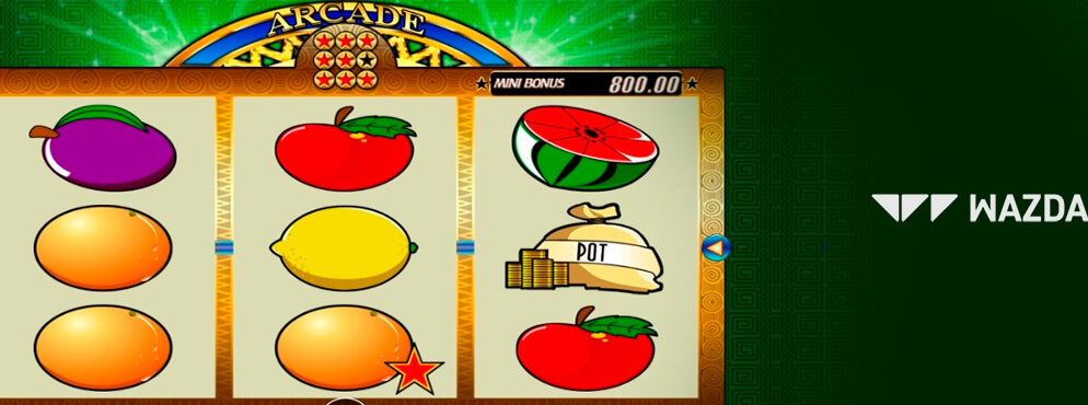 Arcade slot for real money by Wazdan