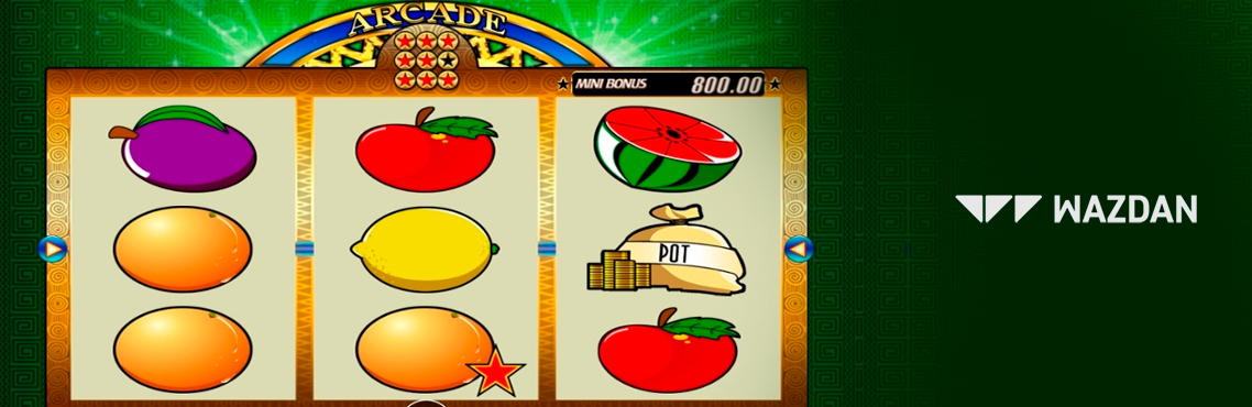 Arcade slot for real money by Wazdan