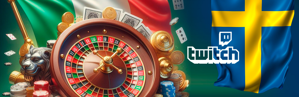 Italian Gambling Reorganization Crawls Along While Twitch Faces Backlash Over Online Casino Ads in Sweden