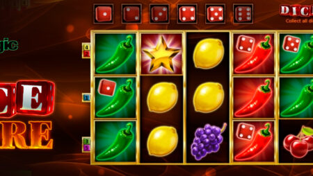 Dice on Fire slot for real money by Stakelogic