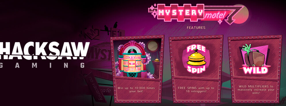 Mystery Motel slot for real money by Hacksaw Gaming
