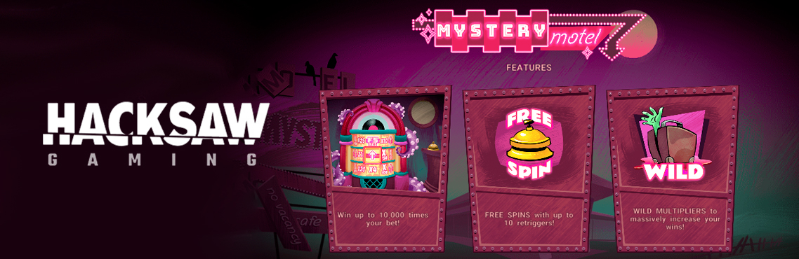 Mystery Motel slot for real money by Hacksaw Gaming