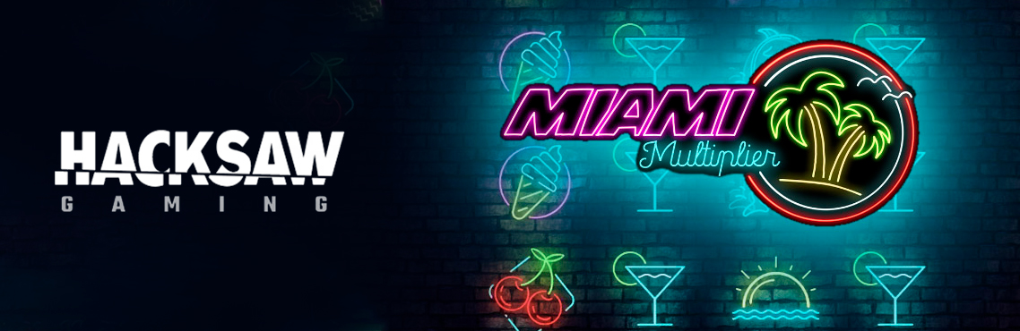 Miami Multiplier slot for real money by Hacksaw Gaming
