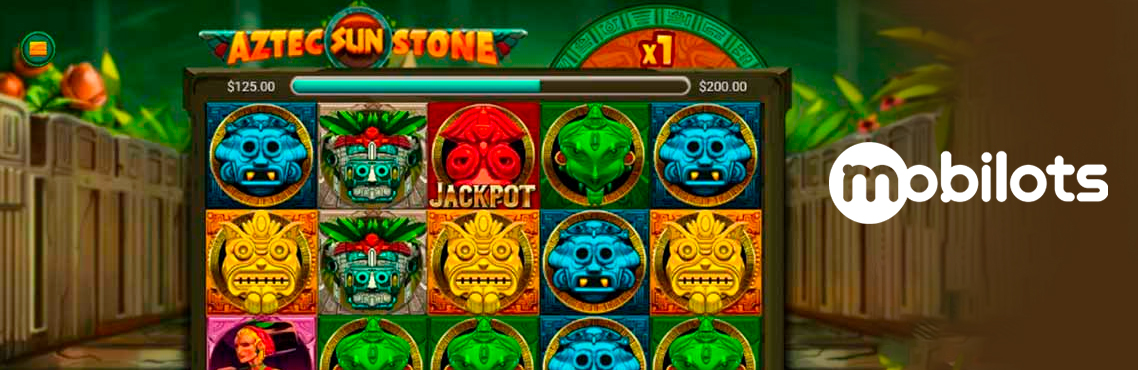 Aztec Sun Stone slot for real money by Mobilots