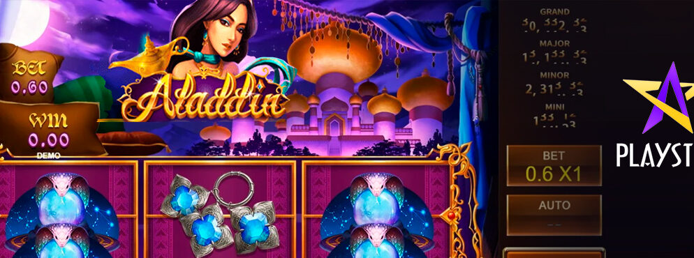 Aladdin slot for real money by PlayStar