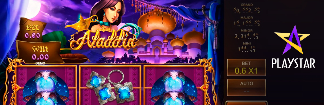 Aladdin slot for real money by PlayStar