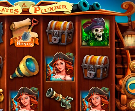 Pirates and Plunder slot for real money by Mobilots