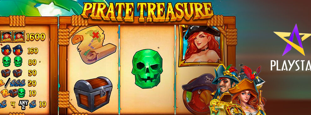 Pirate Treasure slot for real money by PlayStar
