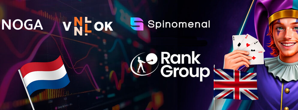 Spinomenal Expands UK Reach Through Rank Group Partnership, While VNLOK and NOGA Report Surge in Illegal Gambling Turnover in Netherlands