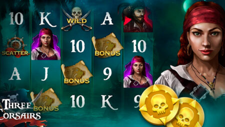 Three Corsairs slot for real money by Mascot