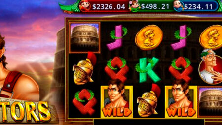 Gladiators slot for real money by GMW