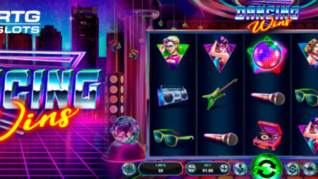 Dancing Wins slot for real money by RTG Slots