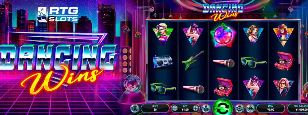 Dancing Wins slot for real money by RTG Slots