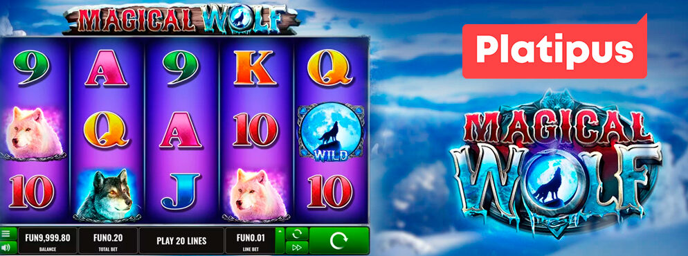 Magical Wolf slot for real money by Platipus