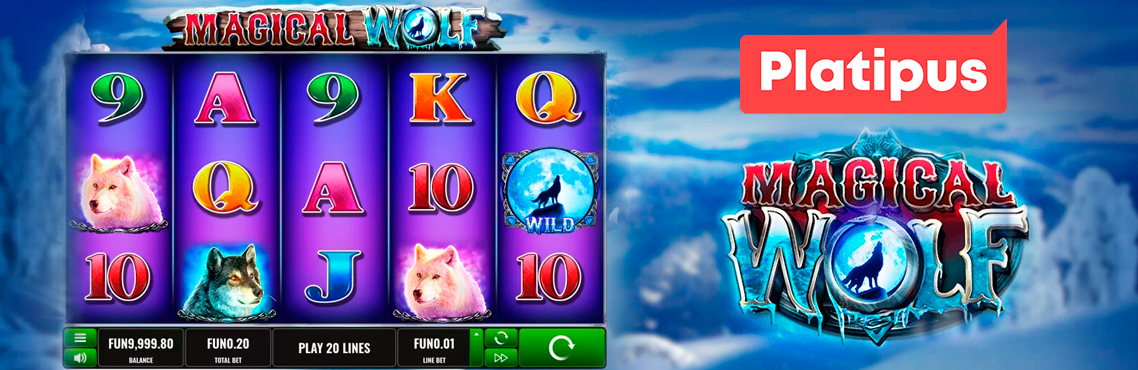 Magical Wolf slot for real money by Platipus