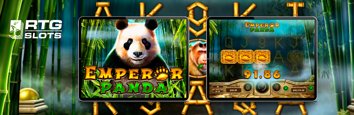 Emperor Panda slot for real money by RTG Slots