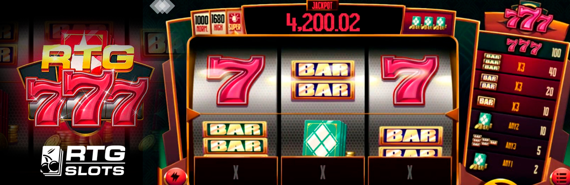 RTG 777 slot for real money by RTG Slots