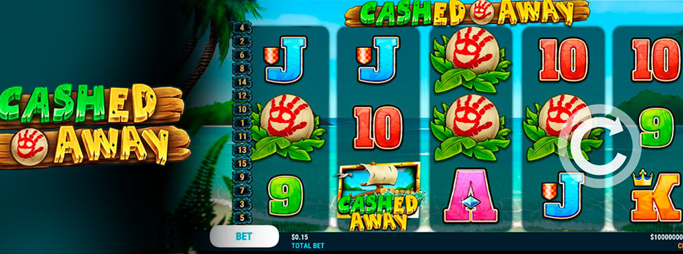 Cashed Away slot for real money by Slot Factory
