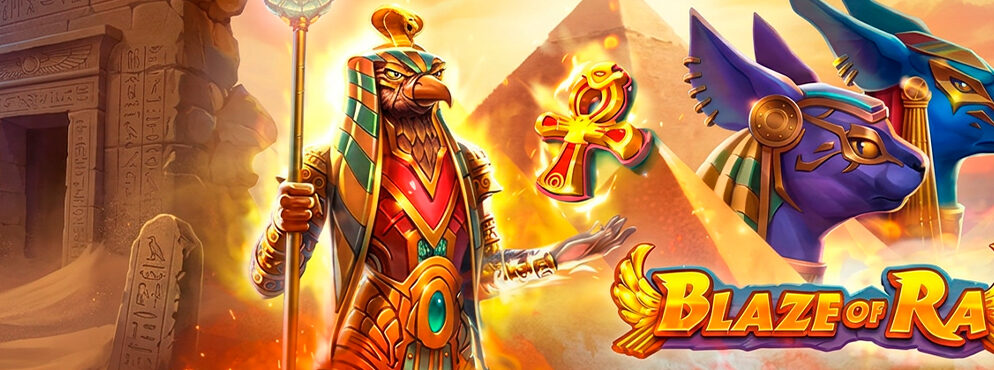 Blaze of Ra slot for real money by Push Gaming