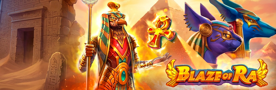 Blaze of Ra slot for real money by Push Gaming